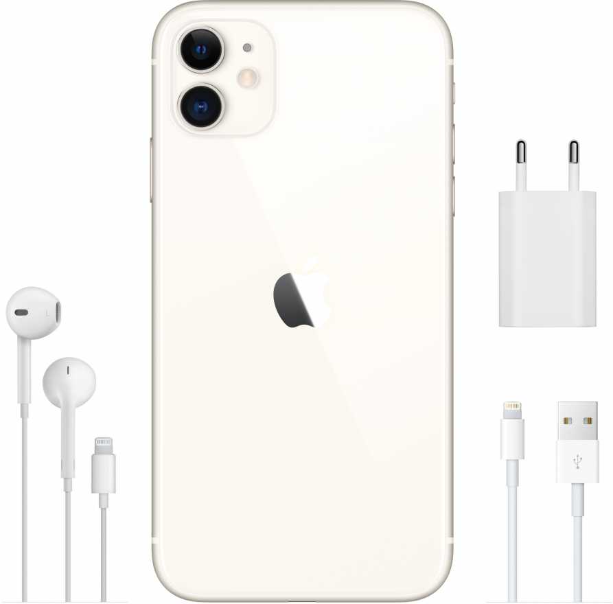 iPhone 11, 64 ГБ, Белый – hitech-shop.by