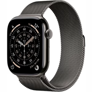 Apple Watch Series 11 46 мм Серый Титан, миланская петля серого цвета