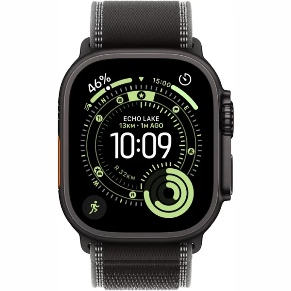 Apple Watch Ultra 3 LTE 49MM (Черный титановый корпус, черный нейлоновый ремешок) — изображение 2
