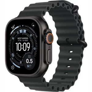 Apple Watch Ultra 3 LTE 49MM (Черный титановый корпус, черный ремешок из эластомера)