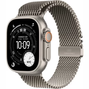 Apple Watch Ultra 3 LTE 49MM (Титановый корпус, миланская петля серебристого цвета)
