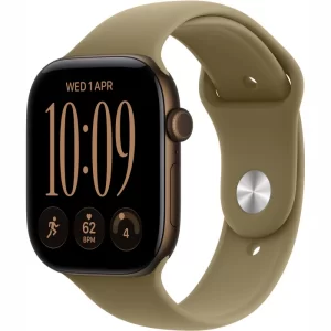 Apple Watch Series 12 42 мм (корпус - бронзовый, ремешок Sport Band оливковый)