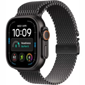 Apple Watch Ultra 4 LTE 49MM (Черный титановый корпус, миланская петля черного цвета)